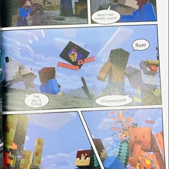 REVENGE OF THE ZOMBIE MONKS Book An Unofficial Graphic Novel For Minecrafters - Picture 5 of 6